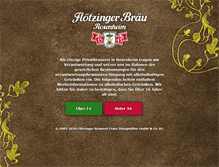 Tablet Screenshot of floetzinger.de